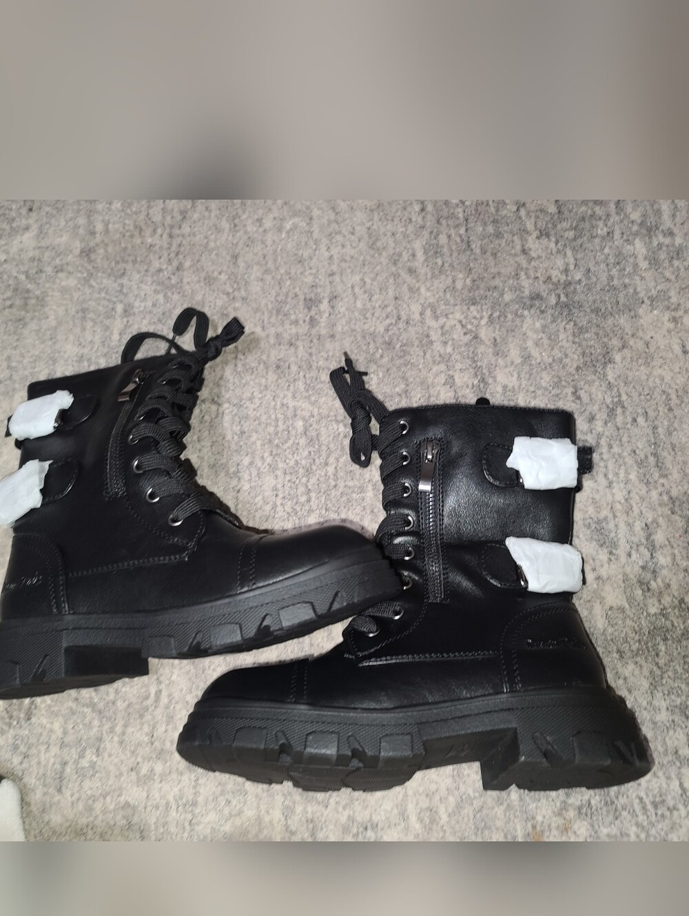 DREAM PAIRS Girls Combat Boots Side Zipper size 13 NWOT